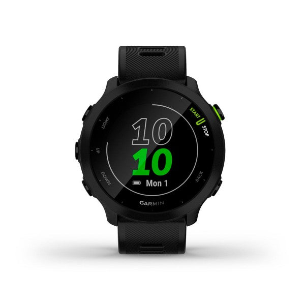 Garmin forerunner 55 negro/42mm reloj inteligente runnig/gps/monitor de frecuencia cardíaca