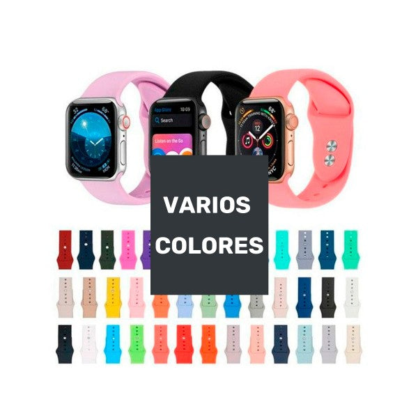 Jc correa silicona rojo apple watch 44mm