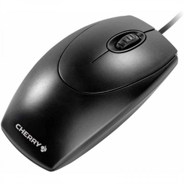 Cherry ratón óptico negro ps/2-usb