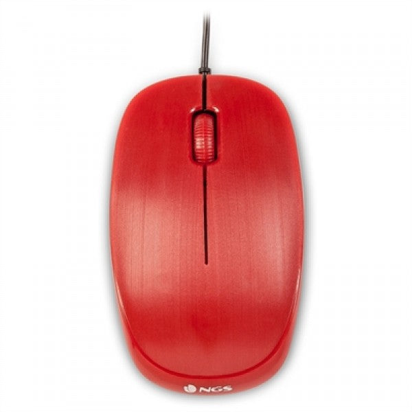 Ngs raton óptico redflame 1000 dpi rojo
