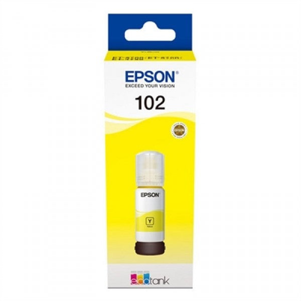 Epson botella tinta ecotank 102 amarillo