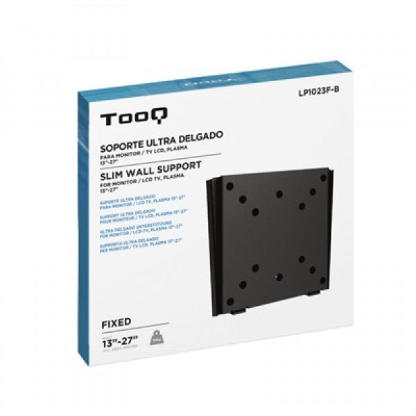 Tooq lp1023f-b soporte tv 13"-27" negro