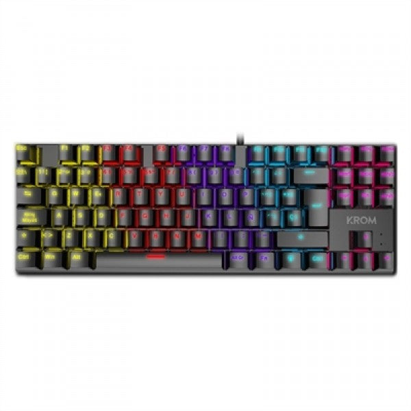 Krom teclado gaming nxkromkasictkl  tkl rainbow