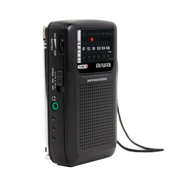Aiwa rs-33 negro / radio fm am portátil