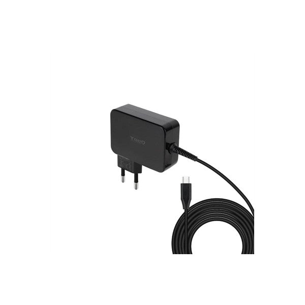 Tooq cargador portatil gan usb-c pd 90w negro