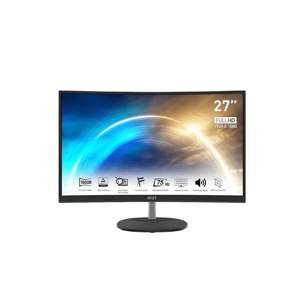 Msi mp271ca monitor 27"fhd 1ms hdmi dp mm curv