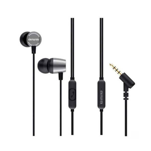 Aiwa estm-30sl silver / auriculares inear con cable