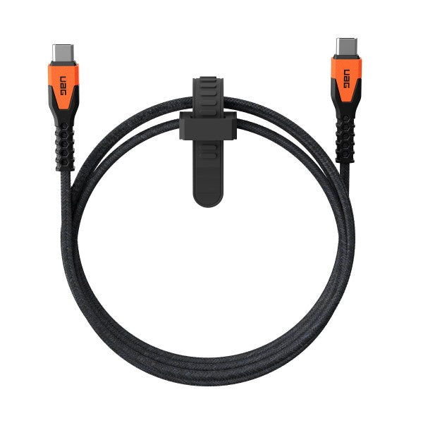 Uag kevlar pd 60w black-orange / cable usb-c (m) a usb-c (m) 1.5m