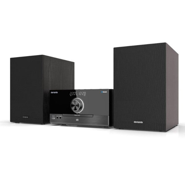 Aiwa msbtu-600 black / microcadena 100w con altavoces