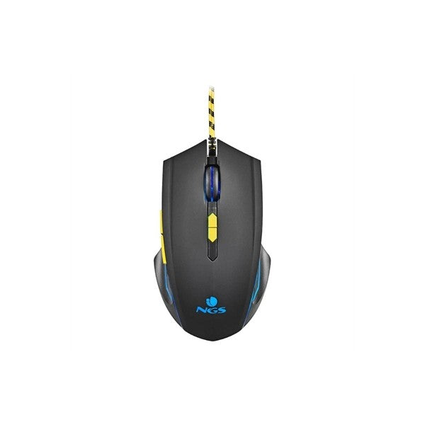 Ngs raton gaming con cable y luz led 3200dpi
