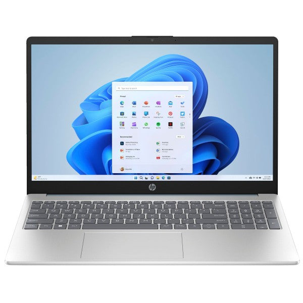 Hp laptop 15 silver / 15.6" full hd / amd ryzen 3-7320u / 8gb ddr5 / 512gb ssd / windows