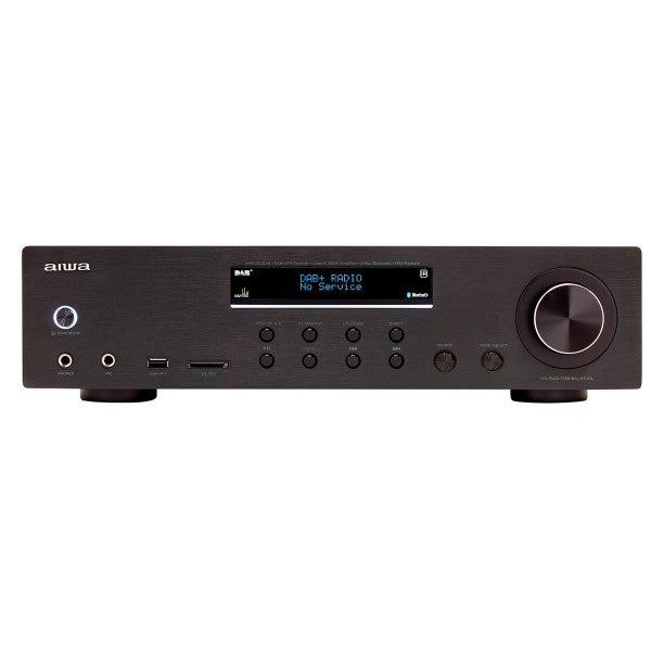 Aiwa amr-200dab black / amplificador estéreo de alta potencia 200w