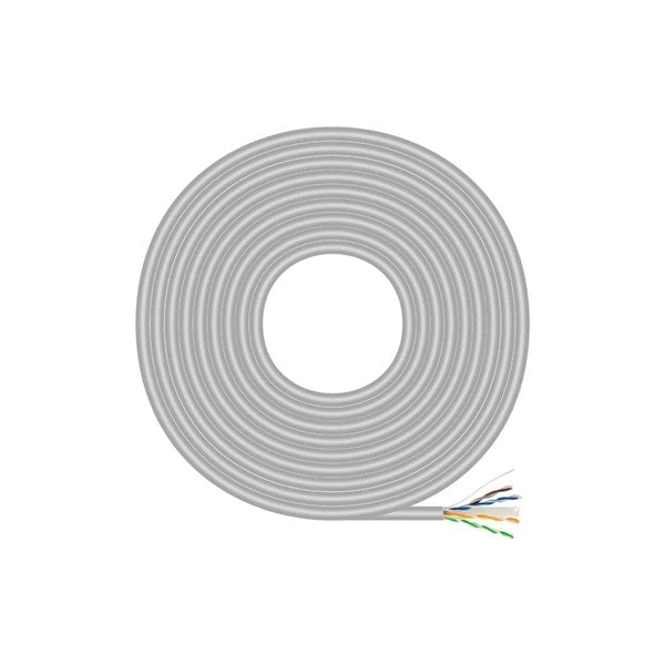 Aisens cable rj45 cat.6 utp rigido 305m negro