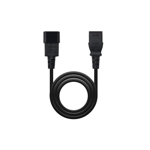 Nanocable cable alimentacion cpu, c13/h-c14/m, 3.m
