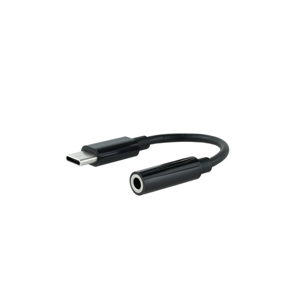 Nanocable adaptador audio usb-c/m a jack/h, negro