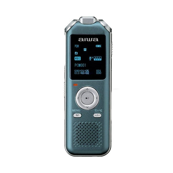 Aiwa dvr-m700 azul / grabadora de voz digital 16gb