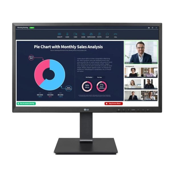 Lg 24bp75cp-b monitor 23.8" rj45 usbc webc aa mm