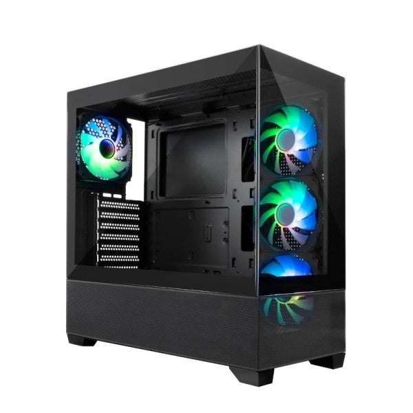 Coolbox chasis atx ga250 cristal 4xvent.argb