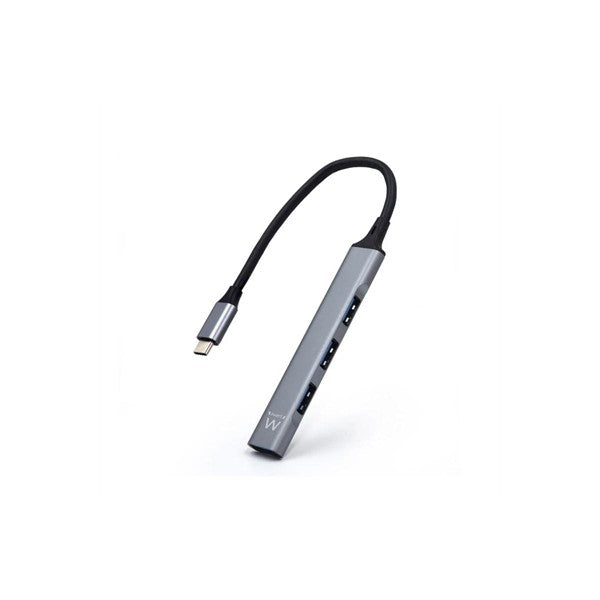 Ewent hub slim tipo c 4 puertos