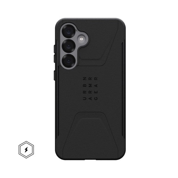 Uag funda civil / samsung galaxy s25 plus / negro