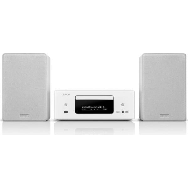 Denon ceol n12dab white / minicadena 2x65w con altavoces