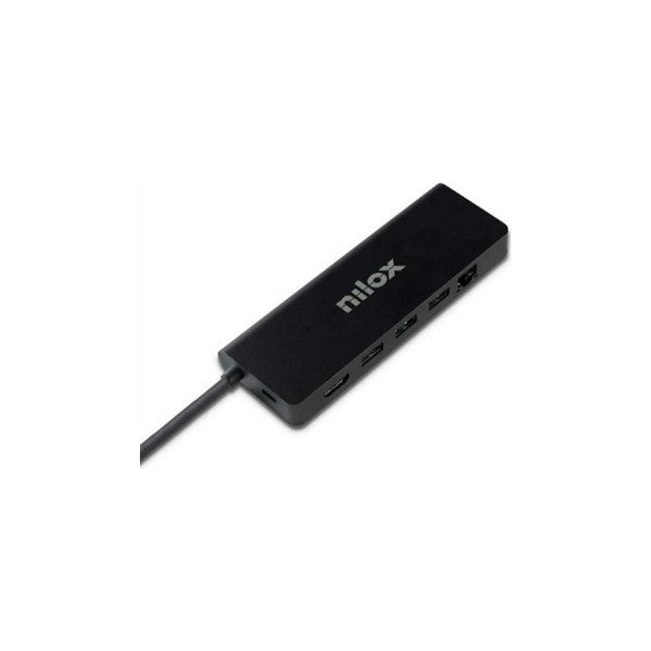 Nilox docking station usbc 8 en 1 dual 4k 1000mbps