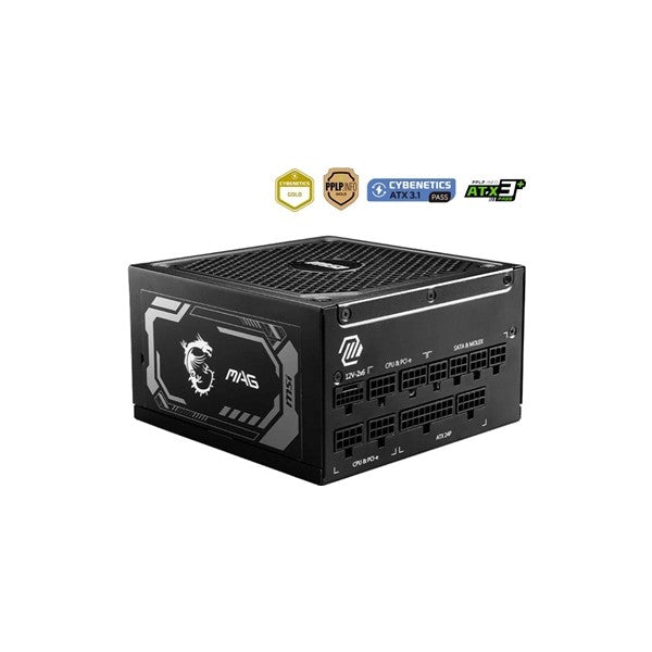 Msi fuente alimentación mag a1000gl pcie5 1000watx