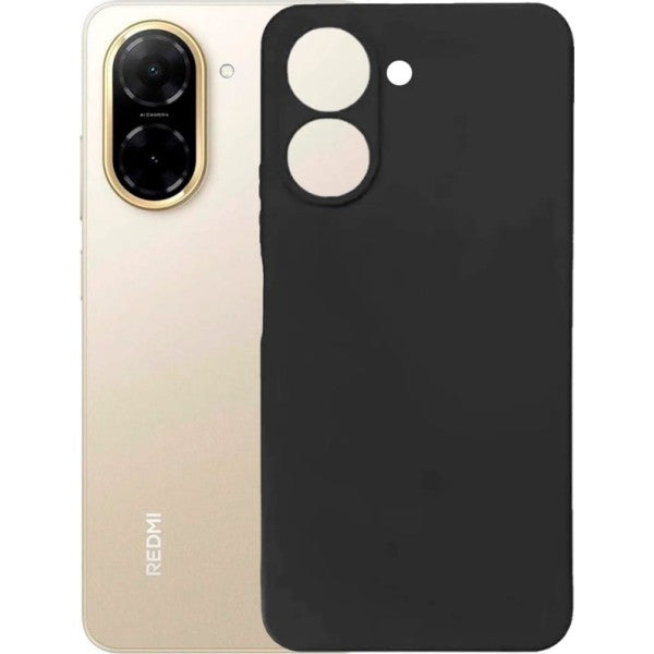 Jc funda trasera de silicona negra / xiaomi redmi a5