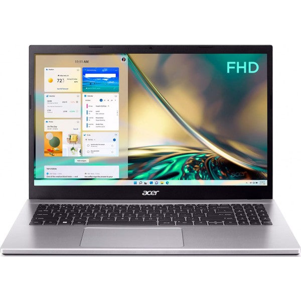 Acer aspire 3 pure silver / 15.6" full hd / intel® core™ i7 / 16gb ddr4 / 1 tb m2 nvme m.2 / windows 11 home