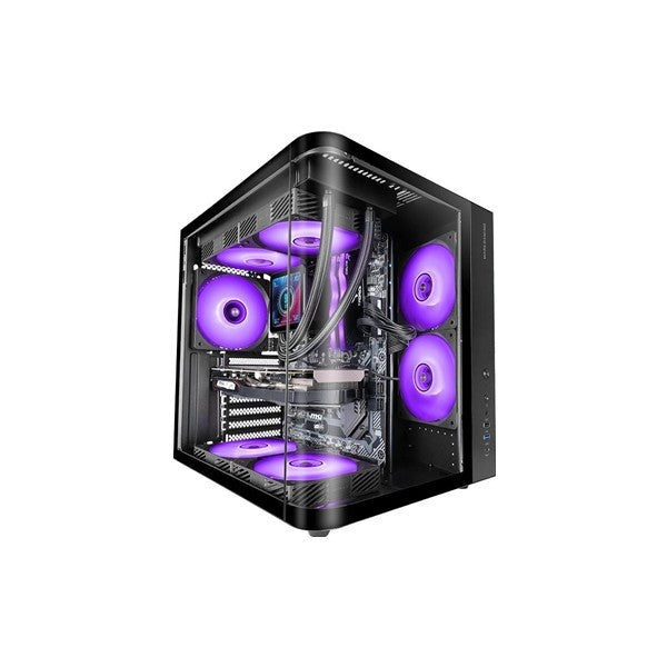 Mars gaming semitorre atx mccurv negra