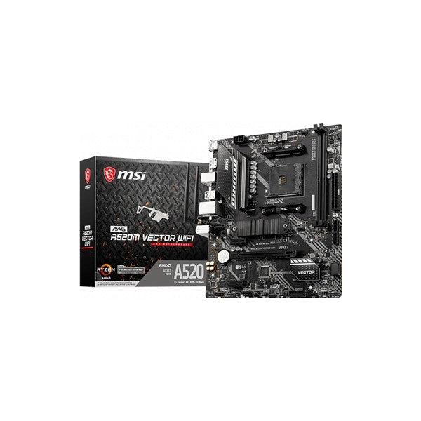 Msi placa base mag a520m vector wifi matx am4