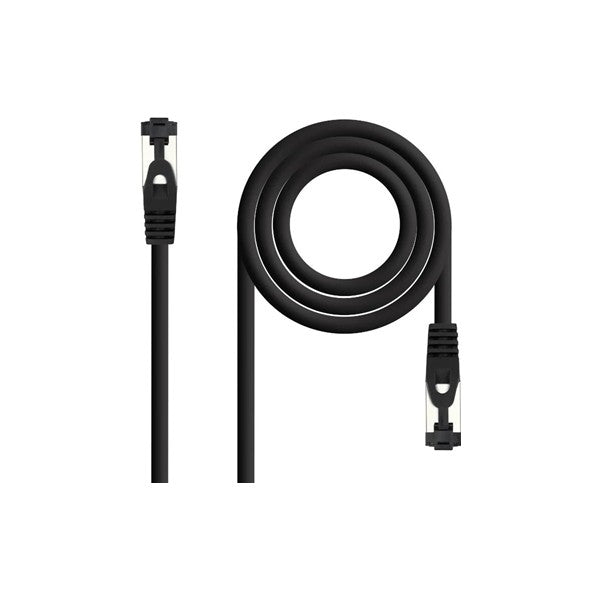 Nanocable cable red cat. 8.1 2ghz sstp negro 0,25m