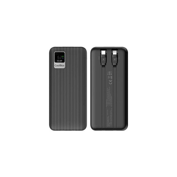 Coolbox powerbank dp10 10000mah lcd negro carg ráp